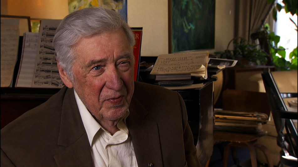 American composer, conductor, and jazz musician Gunther Schuller (1925-2015)