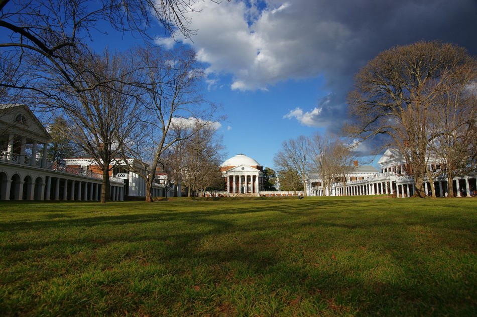 Jefferson's "Academical Village" at the University of Virginia.